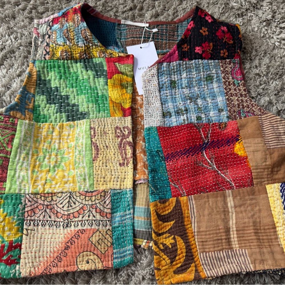 Women’s vest 100% silk, from Spain.New with tags.Multi color.Soft feel.One size